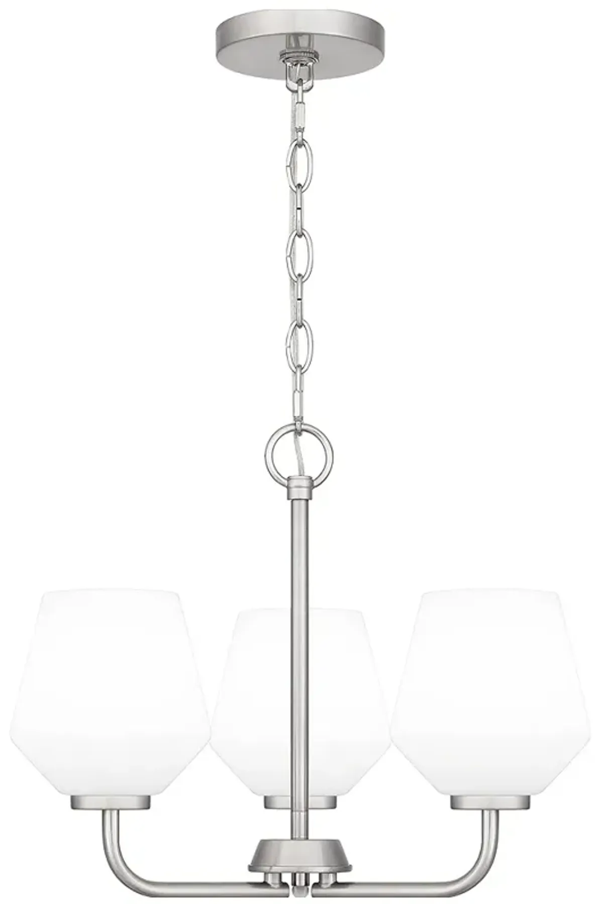 Nielson 3-Light Brushed Nickel Pendant Light