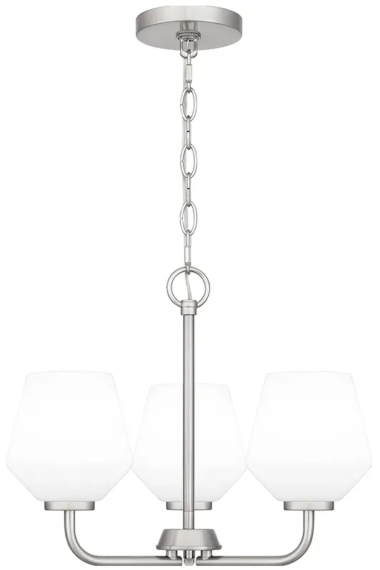 Nielson 3-Light Brushed Nickel Pendant Light