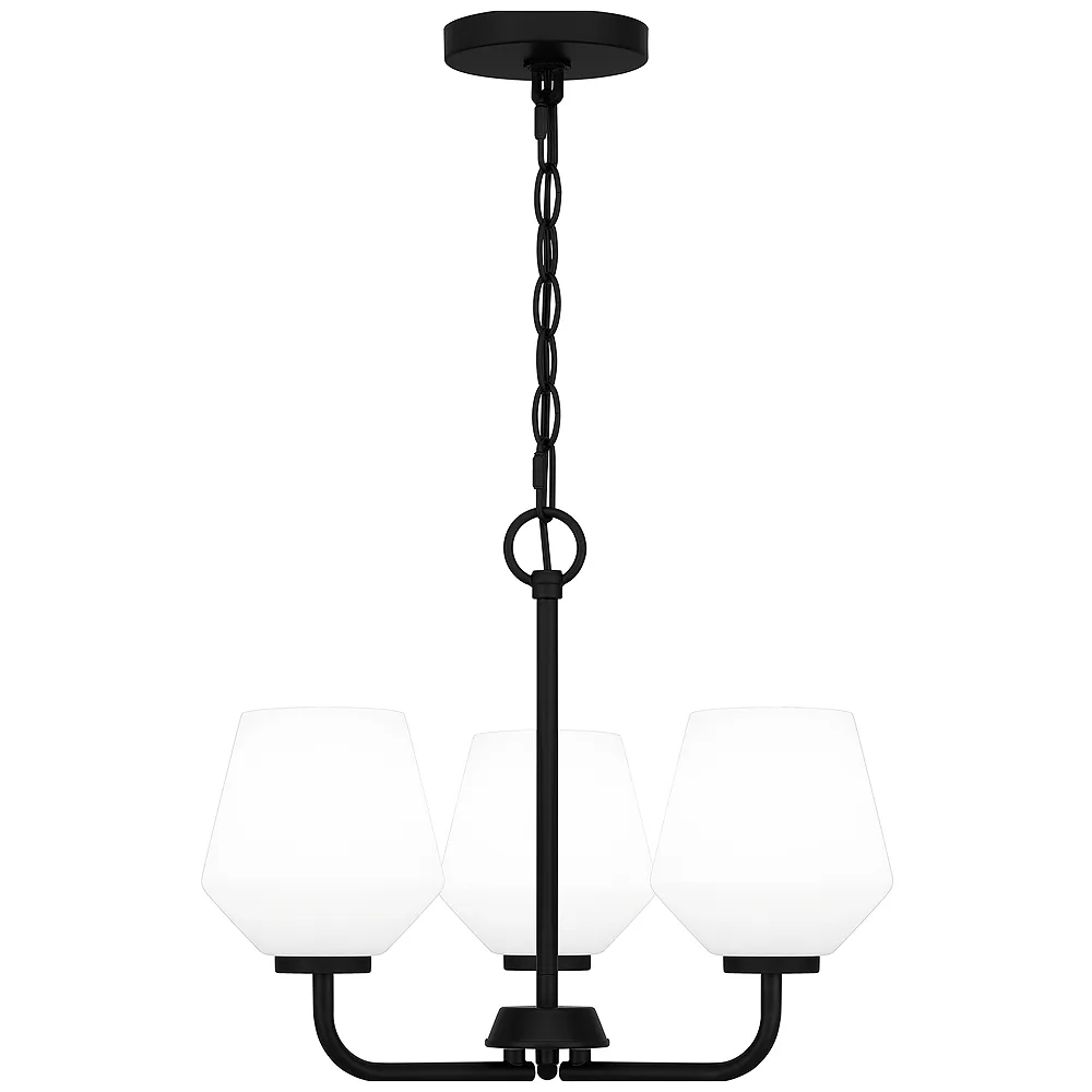 Nielson 3-Light Matte Black Pendant Light