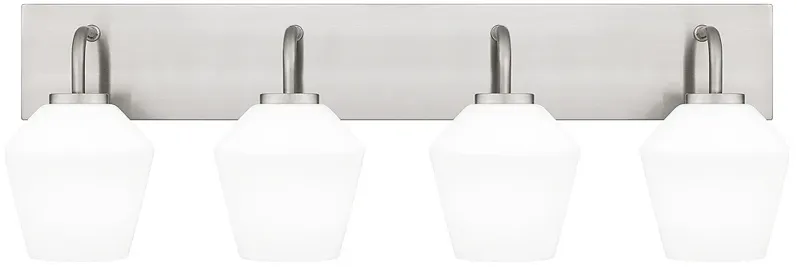 Nielson 4-Light Brushed Nickel Bath Light