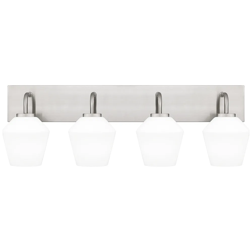 Nielson 4-Light Brushed Nickel Bath Light