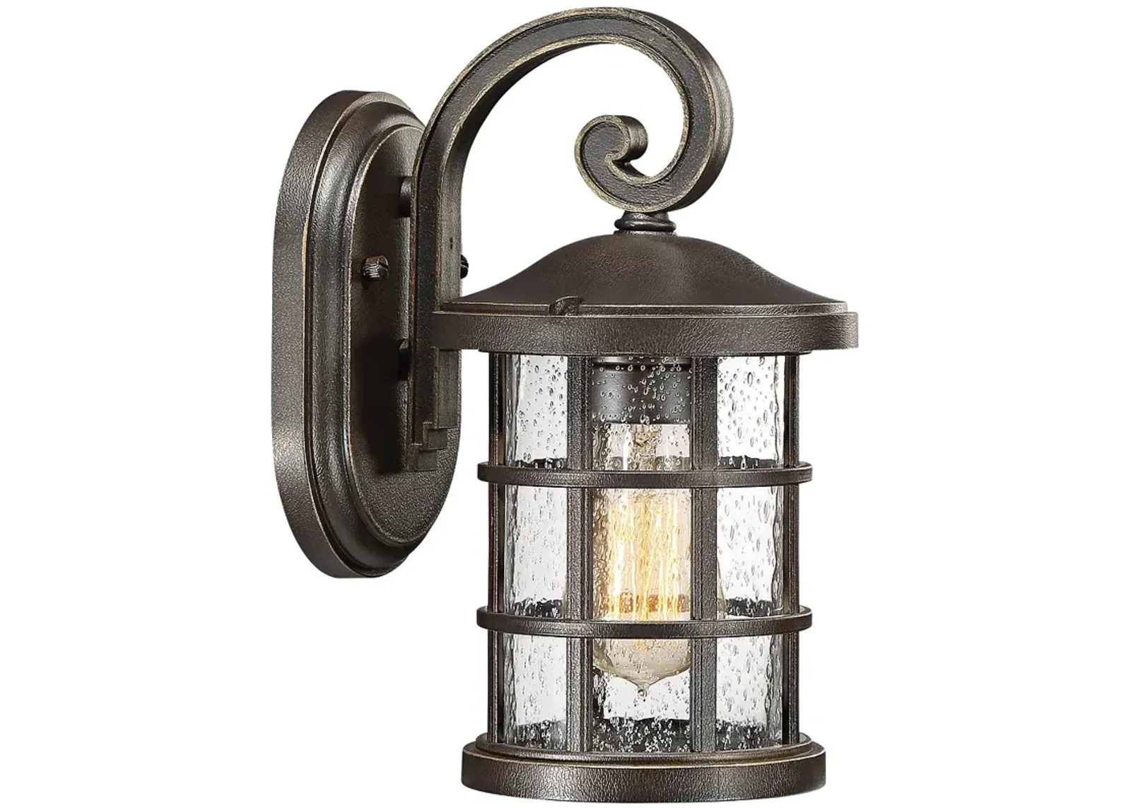 Quoizel Crusade 11" High Palladian Bronze Outdoor Wall Light