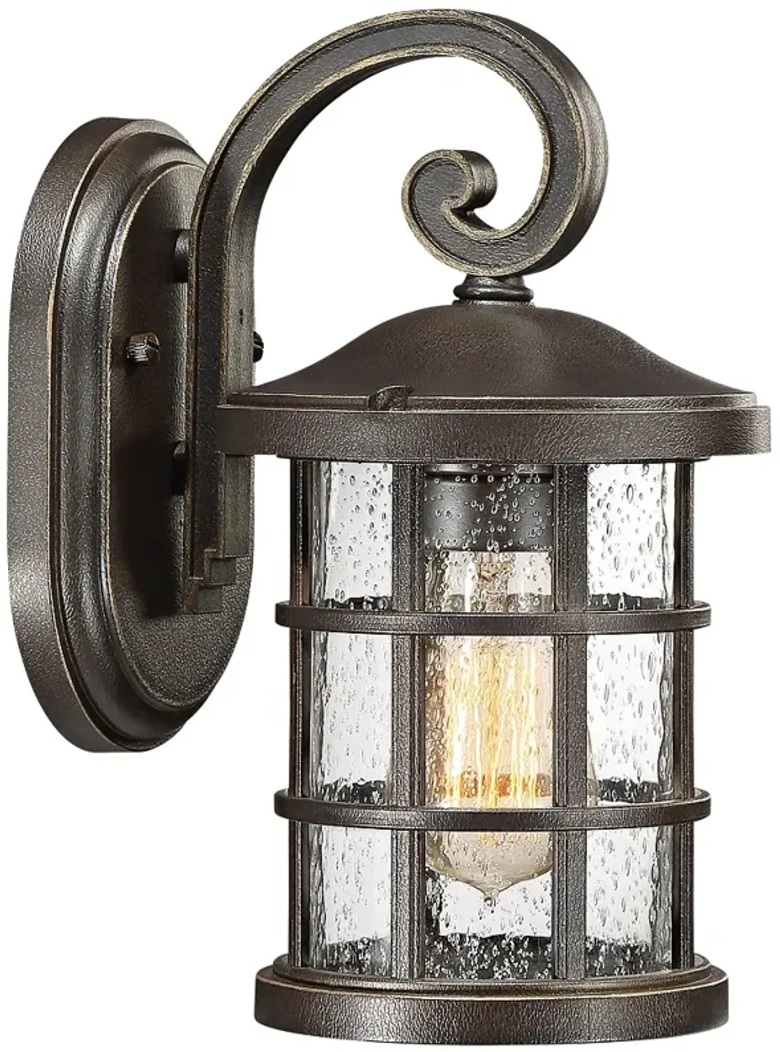 Quoizel Crusade 11" High Palladian Bronze Outdoor Wall Light