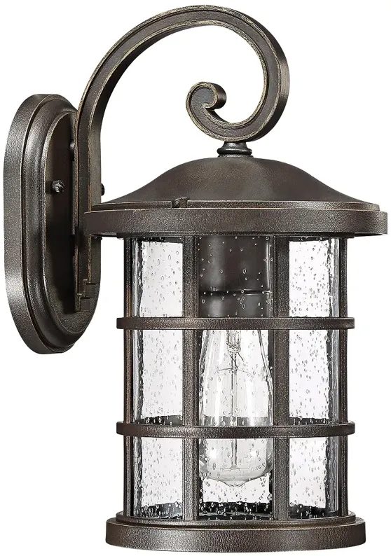 Quoizel Crusade 14 1/4"H Palladian Bronze Outdoor Wall Light