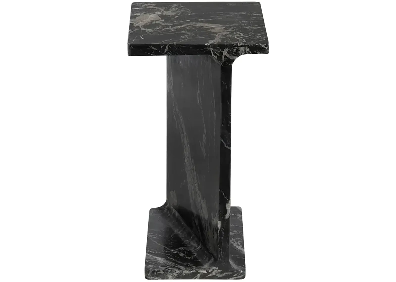 Crestview Collection Cassius Black Marble Accent Table