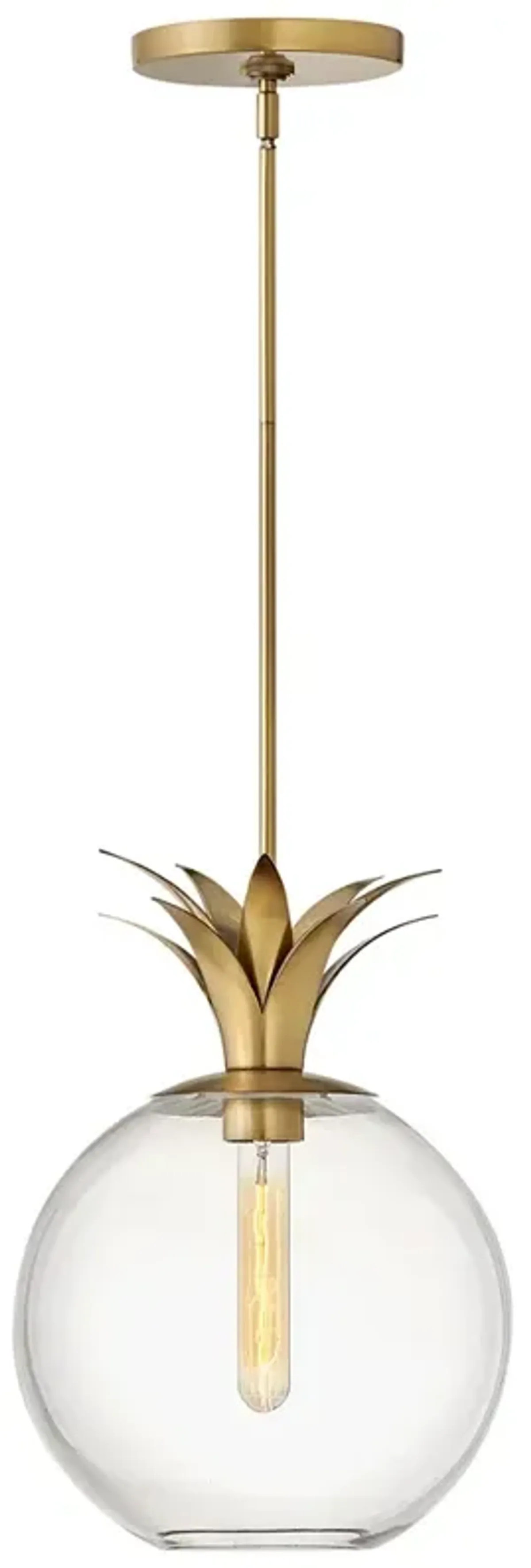 Hinkley Palma 10 3/4" Wide Heritage Brass Mini Pendant