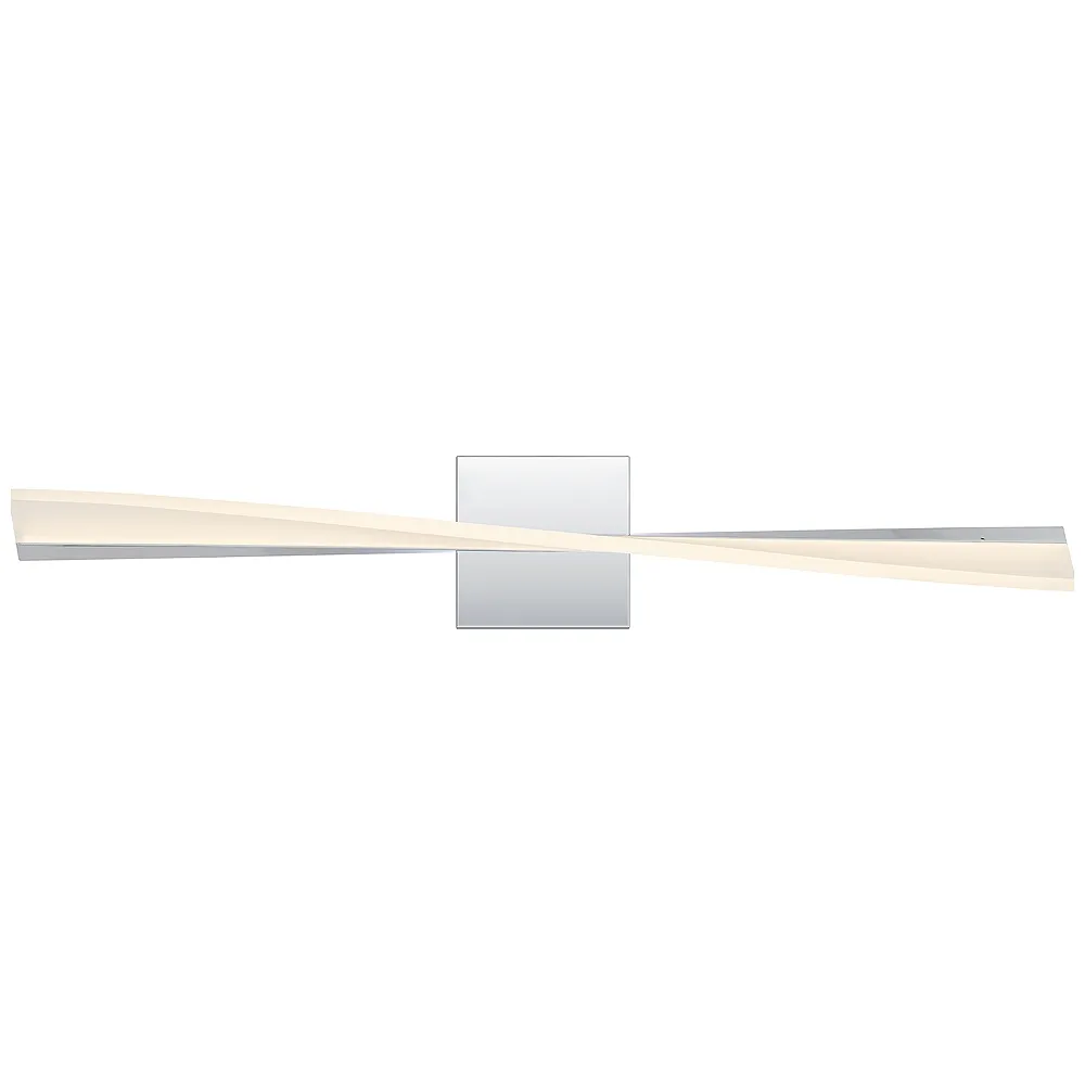 Fox Integrated LED Polished Chrome Bath Light with CCT Switch