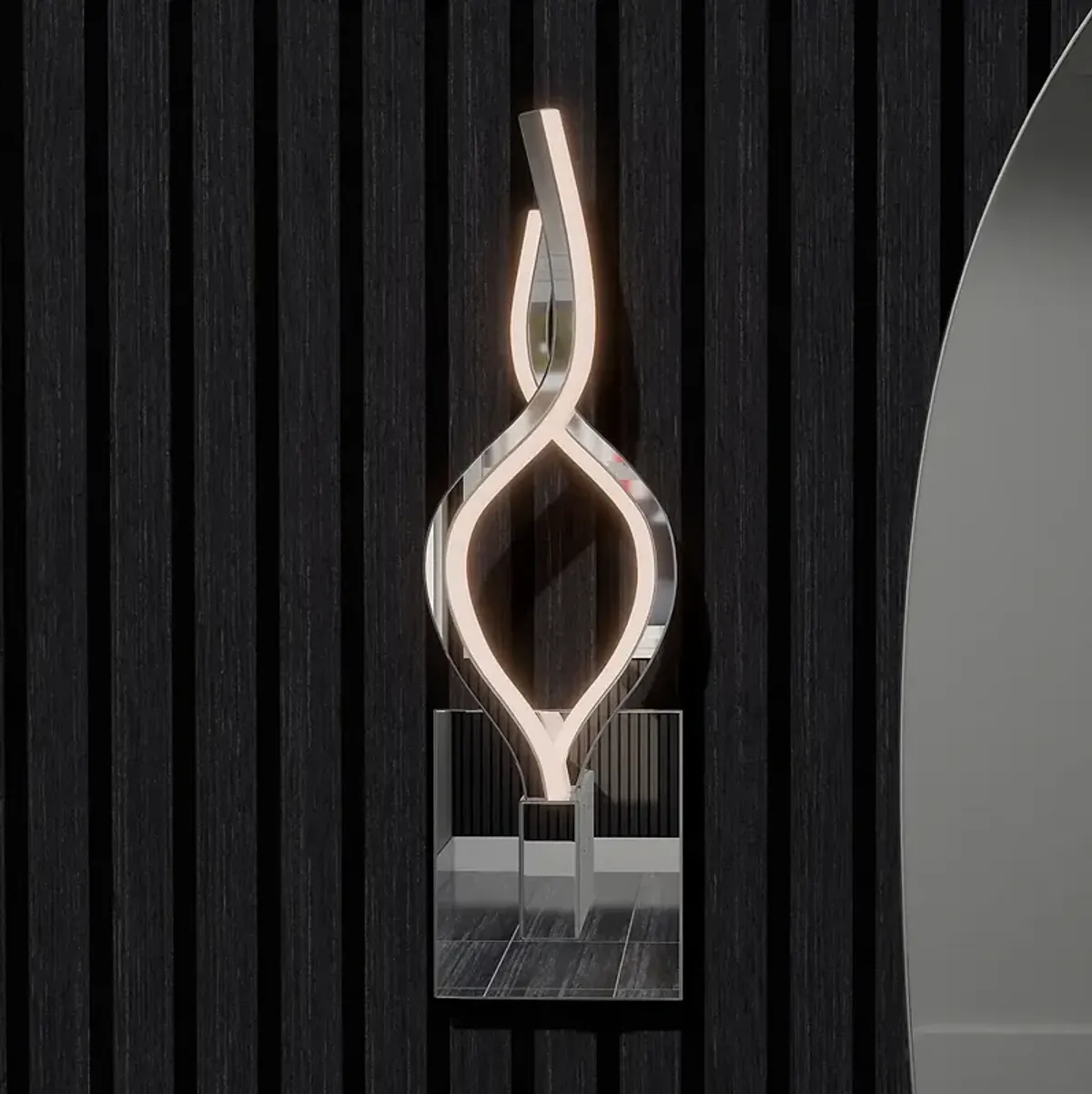 Isadora Integrated LED Polished Chrome Wall Sconce
