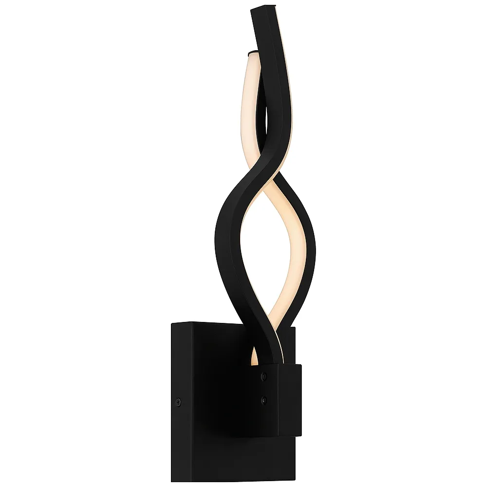 Isadora Integrated LED Matte Black Wall Sconce