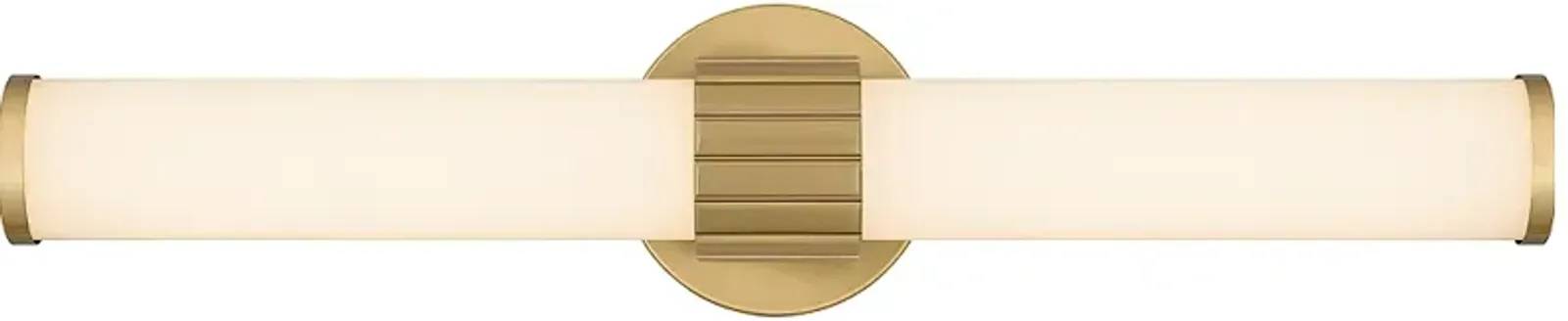 Kaye Integrated LED Aged Brass Bath Light