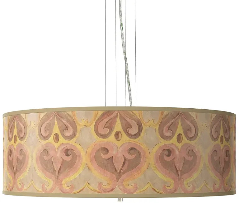 Aurelia Giclee 24" Wide 4-Light Pendant Chandelier