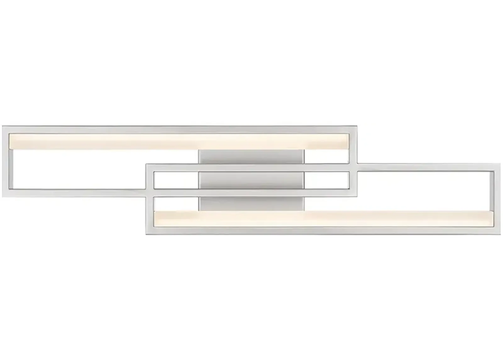 Kocha Integrated LED Painted Brushed Nickel Bath Light with CCT Switch