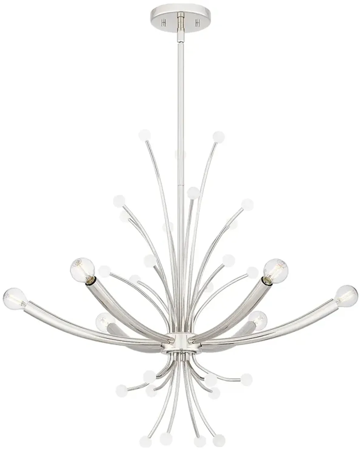 Kiera 6-Light Polished Nickel Chandelier