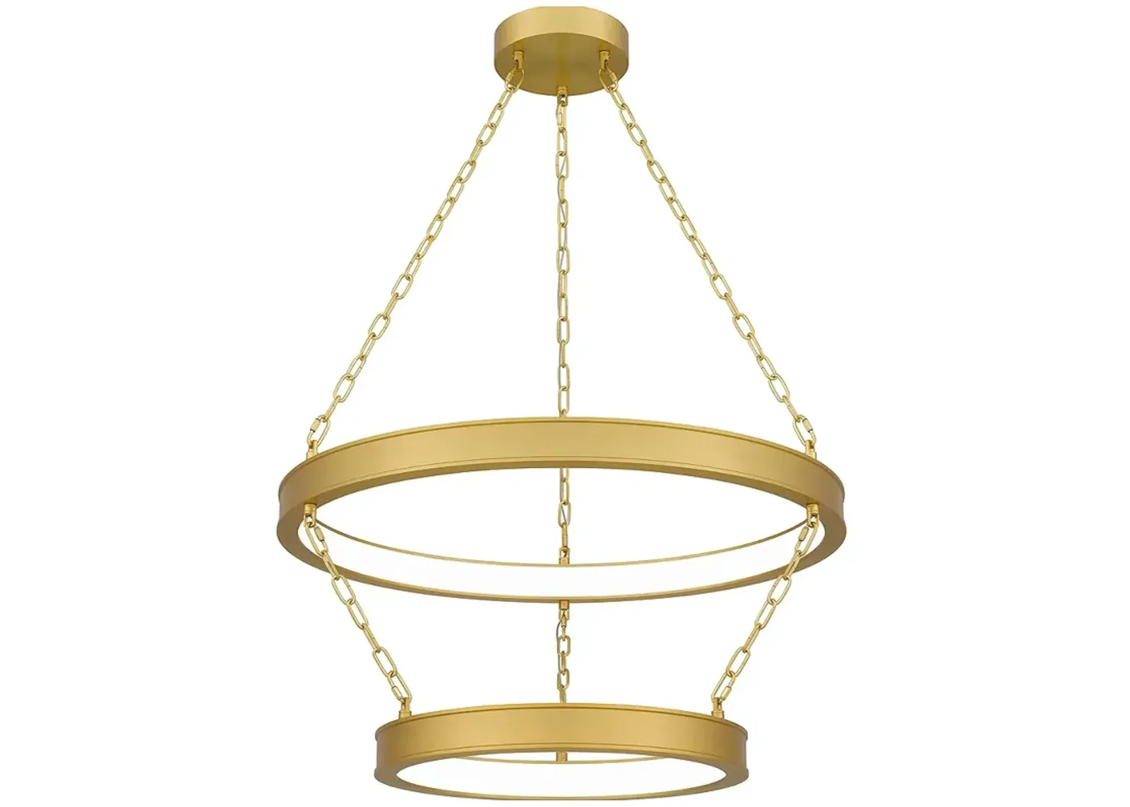 Ozara Integrated LED Antique Brass Pendant Light