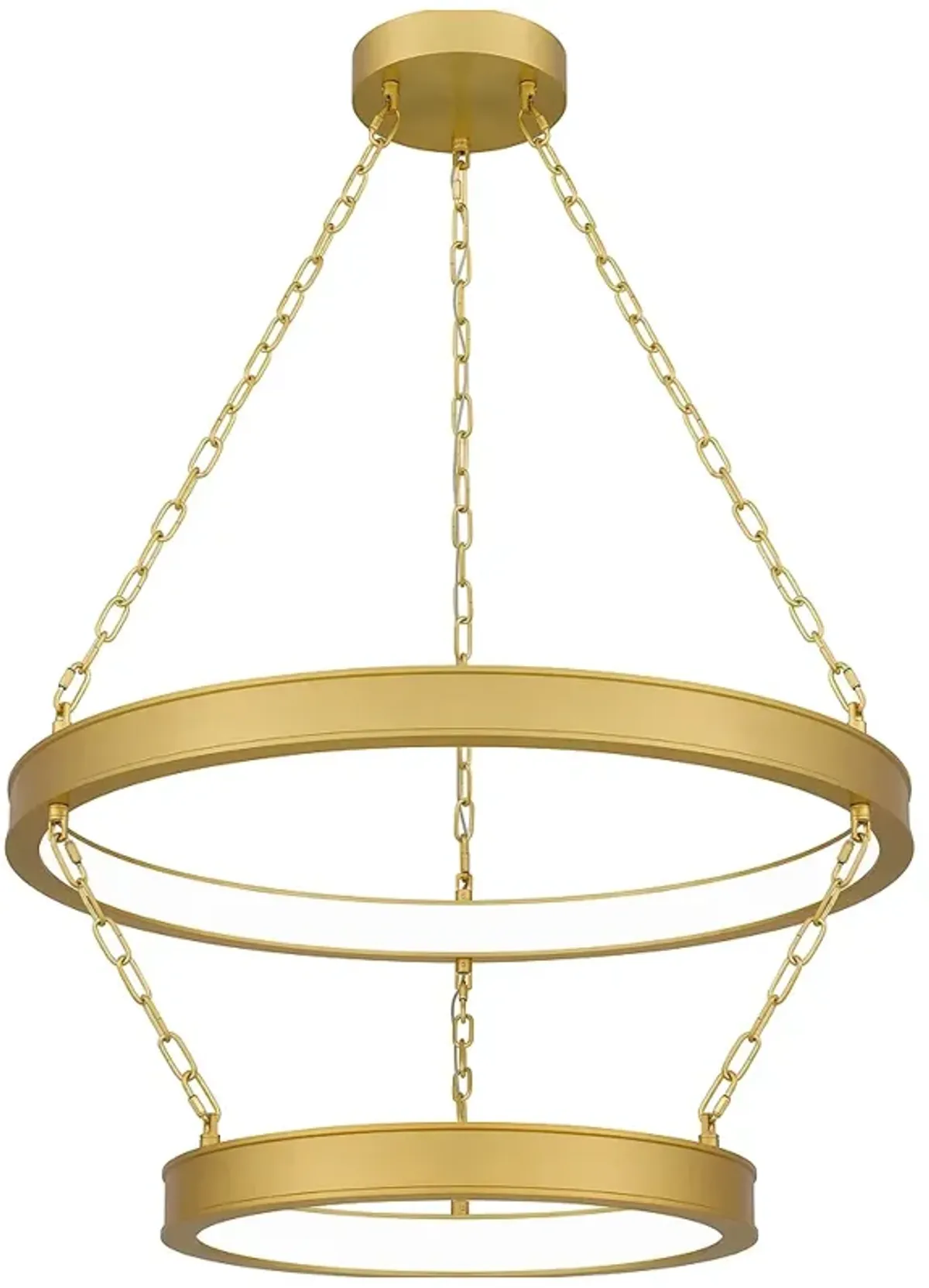 Ozara Integrated LED Antique Brass Pendant Light