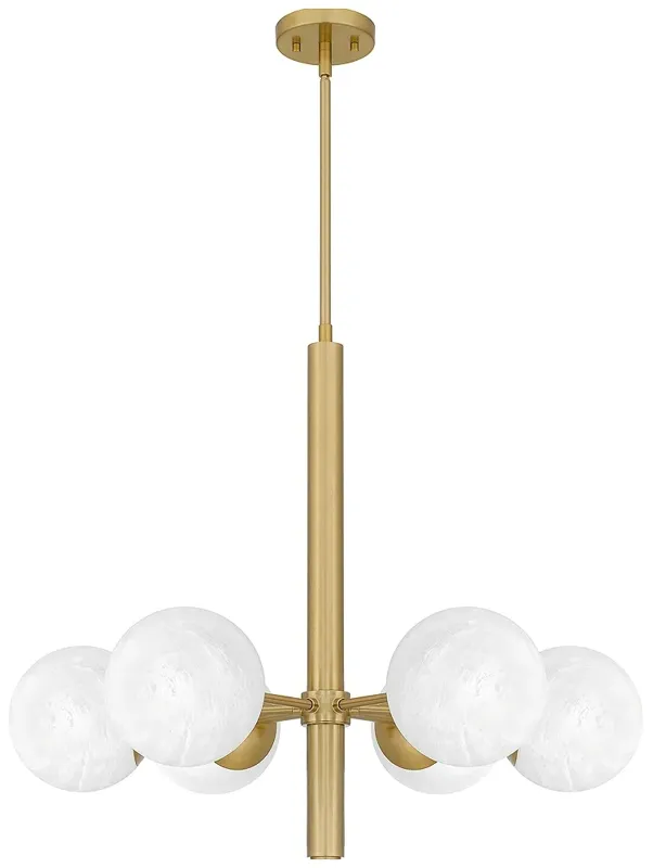 Solei 6-Light Aged Brass Chandelier