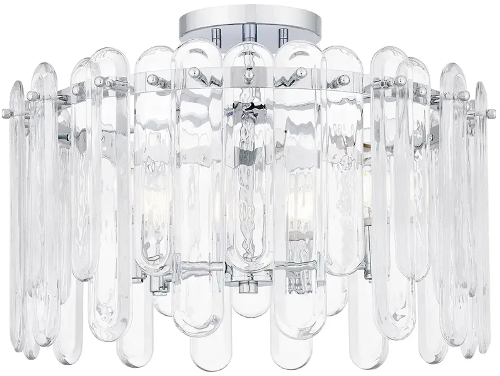 Stiles 5-Light Polished Chrome Semi-Flush Mount Light