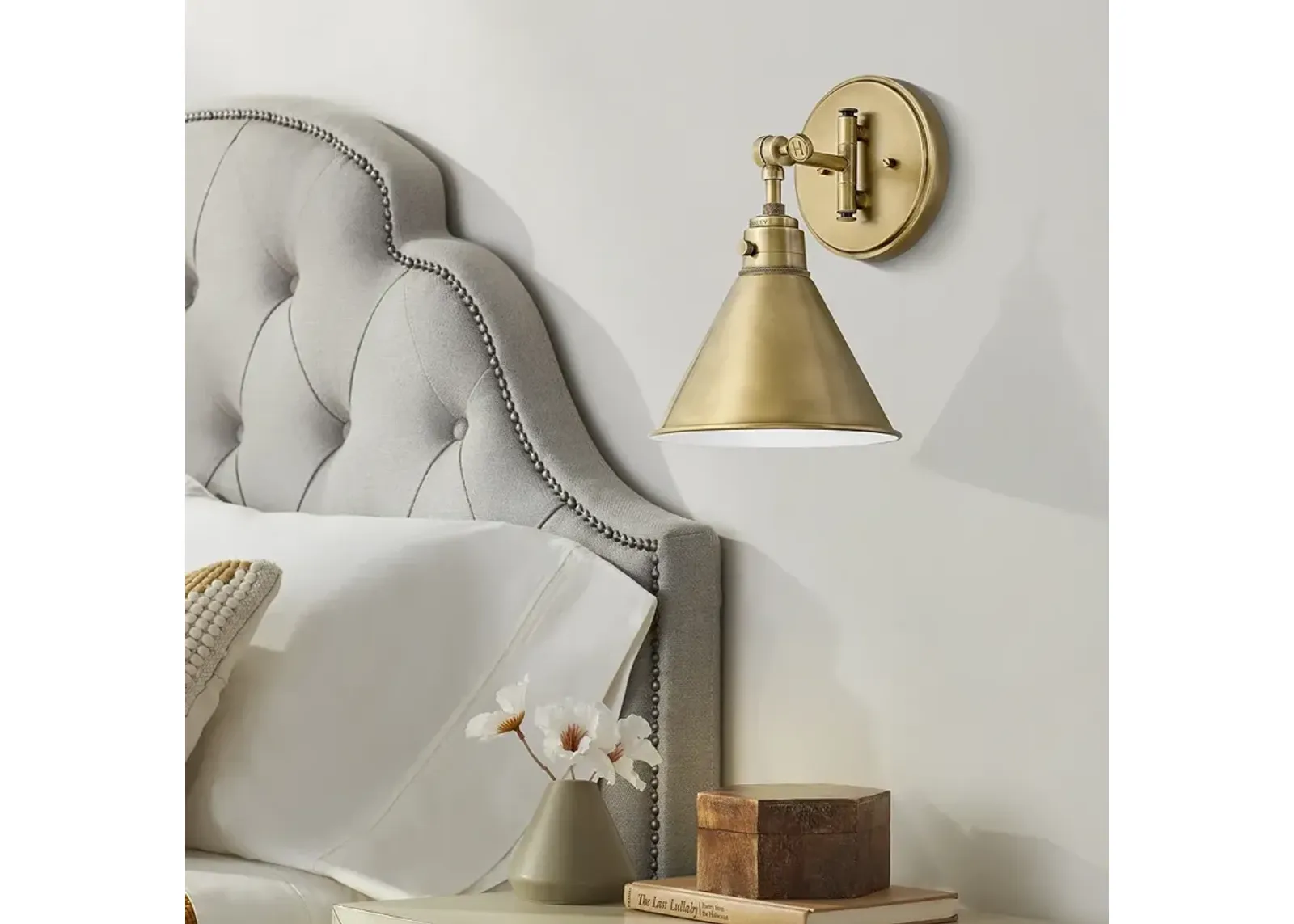 Hinkley Arti 12 1/4" High Brass Finish Modern Wall Sconce