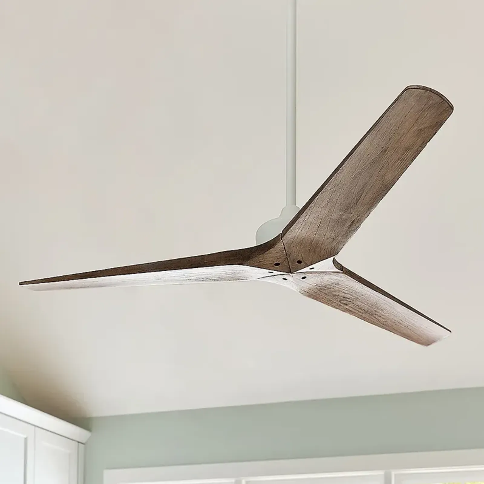 52" Hinkley Chisel Matte Black Damp Rated Smart Ceiling Fan