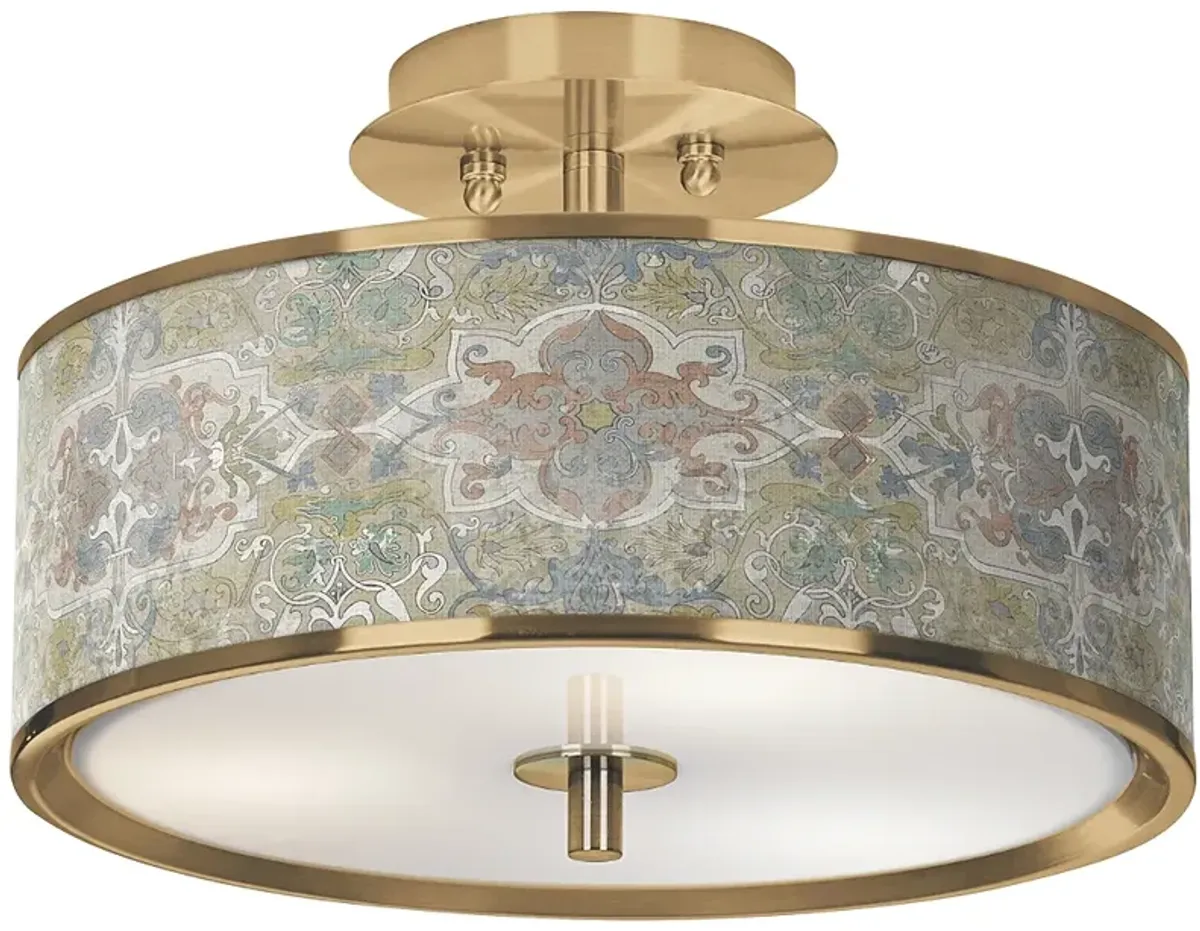 Lucrezia Gold 14" Wide Ceiling Light