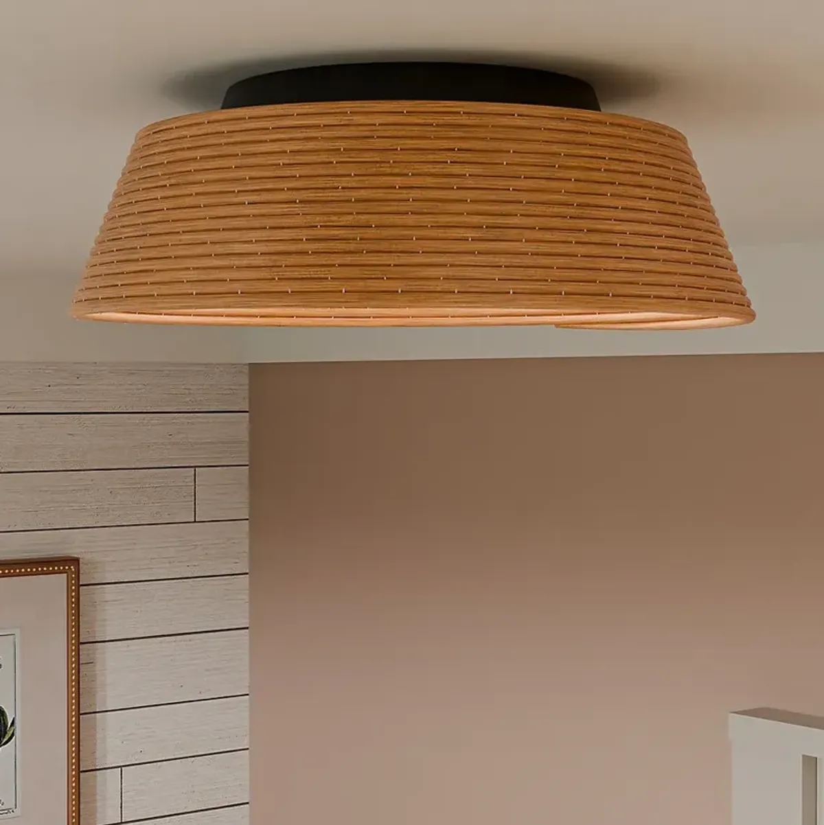 Quoizel Zahara 18 1/4"W Matte Black 3-Light Ceiling Light