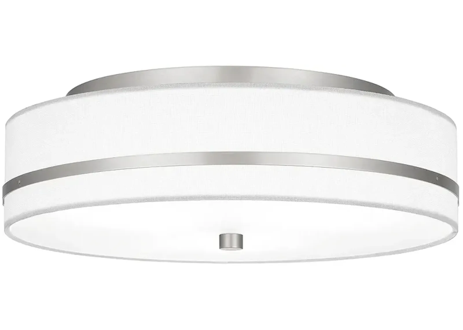 Belotte 3-Light Brushed Nickel Flush Mount Light