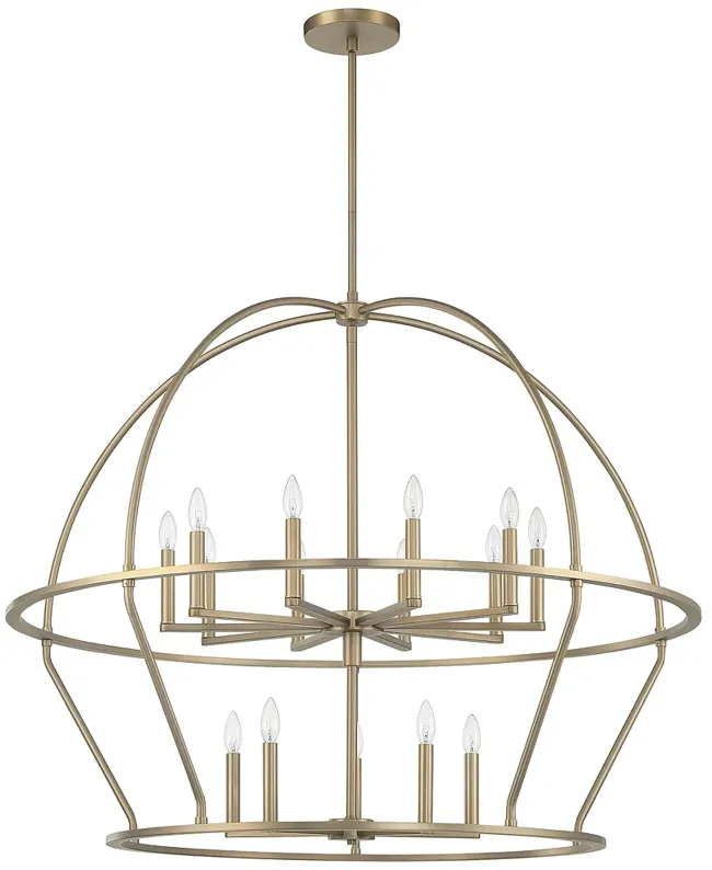 Abbott 15 Light Vibrant Gold Chandelier