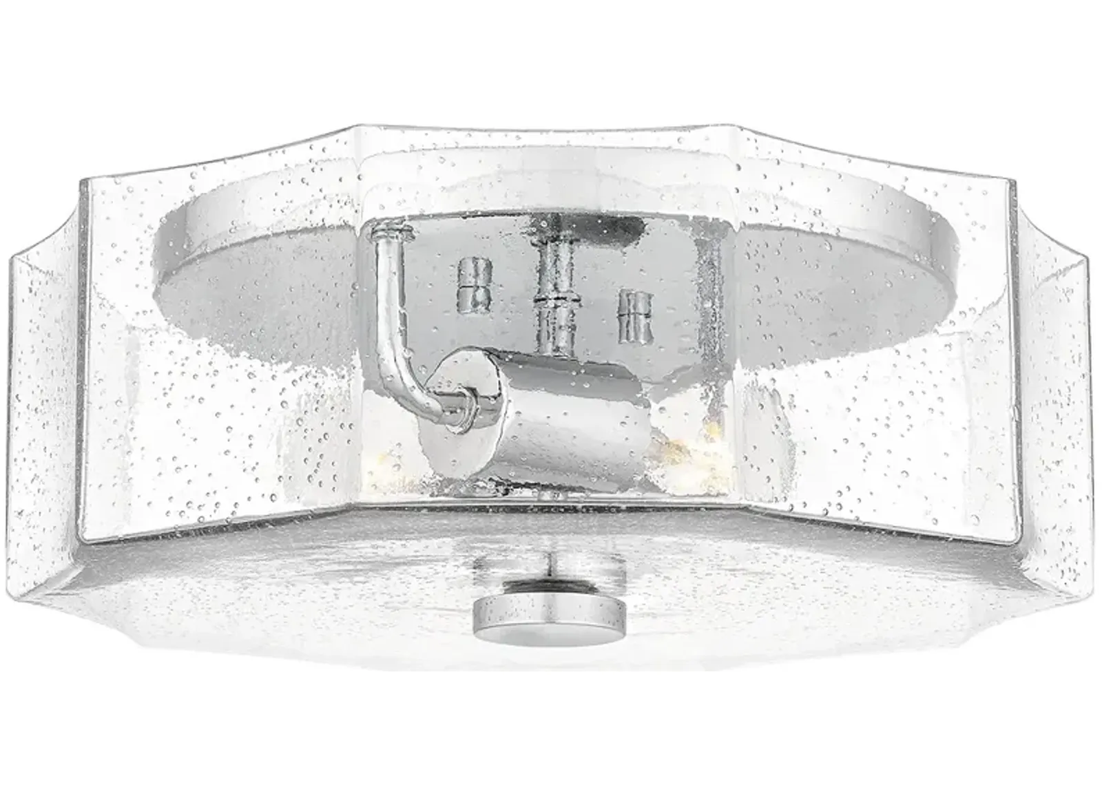 Kaplan 2-Light Polished Chrome Flush Mount Light