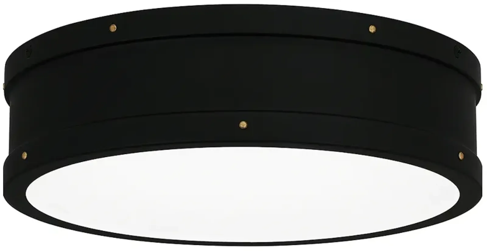 Ahoy Integrated LED Matte Black Flush Mount Light