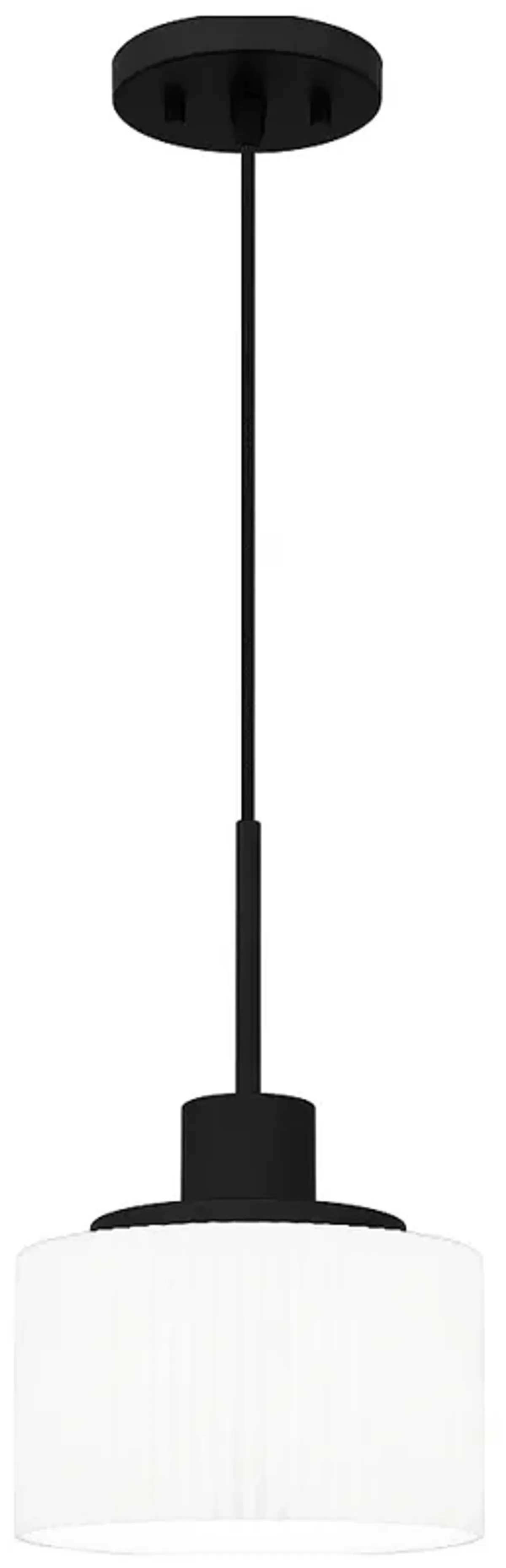 Quoizel Callahan 8" Wide Matte Black Mini Pendant