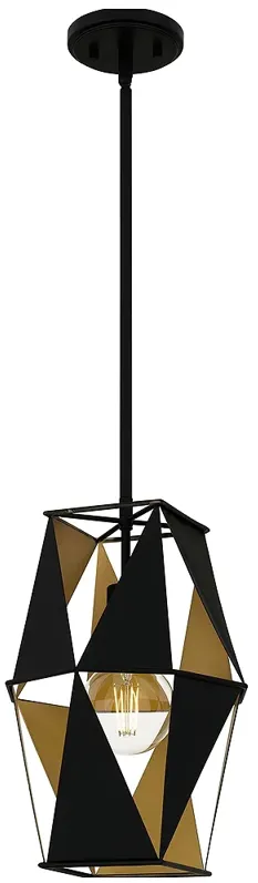 Wren 1-Light Matte Black Mini Pendant Light