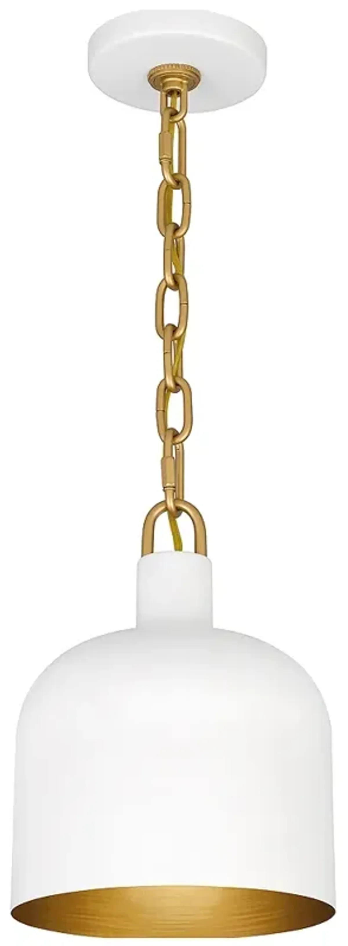 Raquel 1-Light Matte White Mini Pendant Light