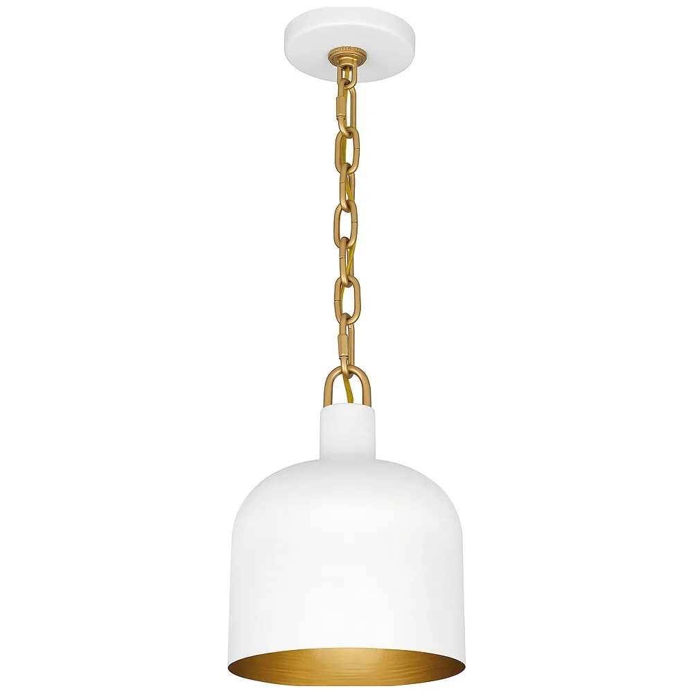 Raquel 1-Light Matte White Mini Pendant Light