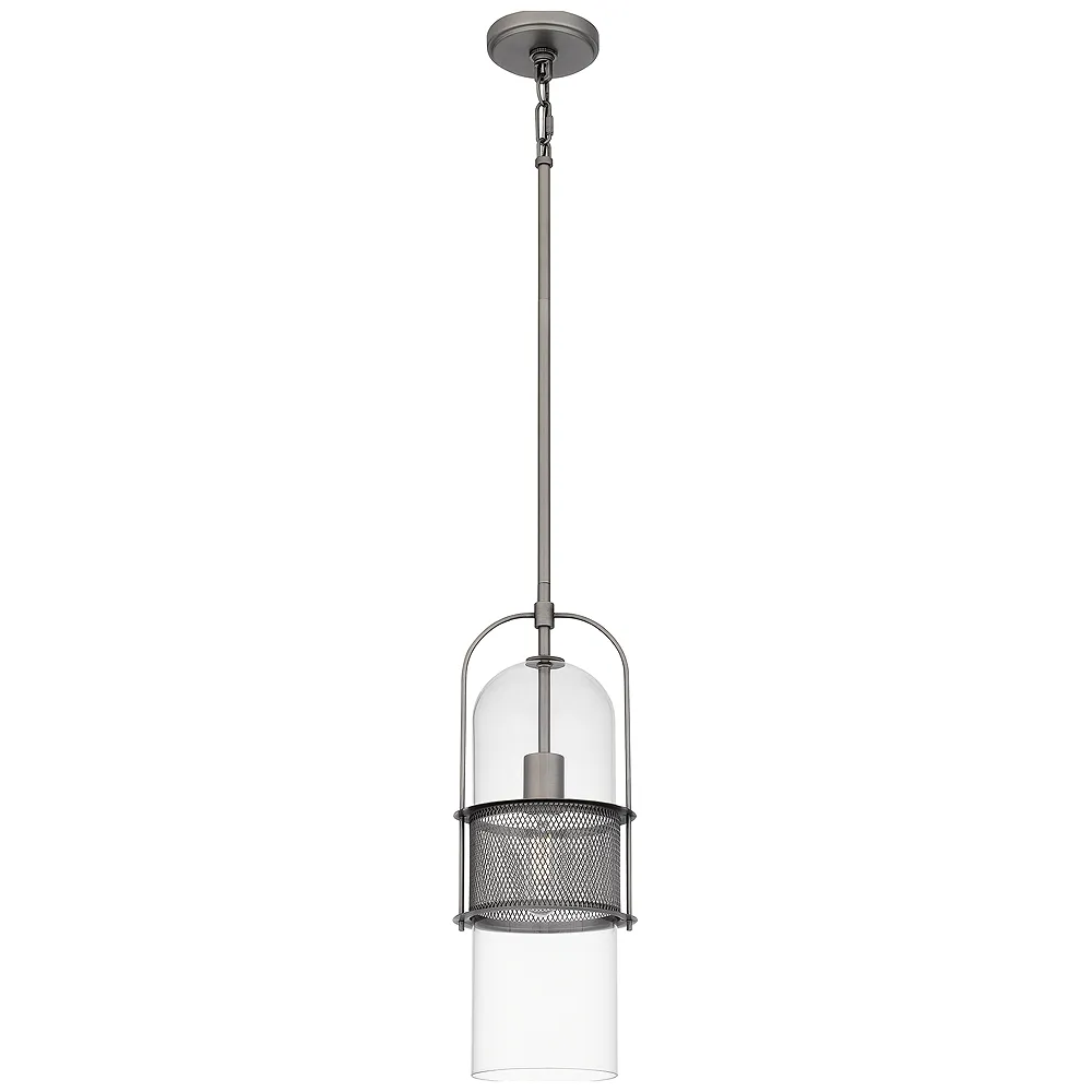 Soffer 1-Light Antique Nickel Mini Pendant Light