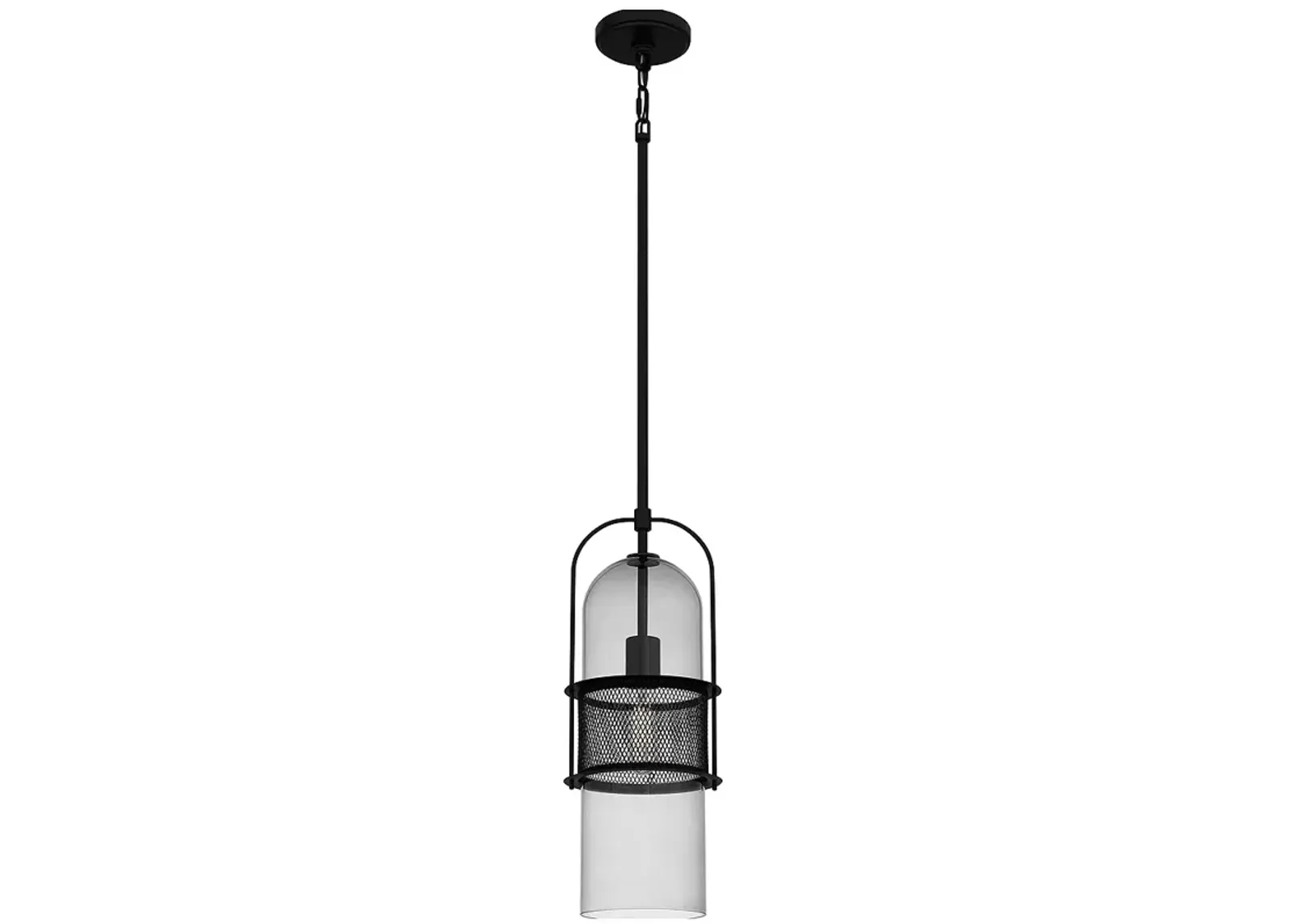 Soffer 1-Light Matte Black Mini Pendant Light