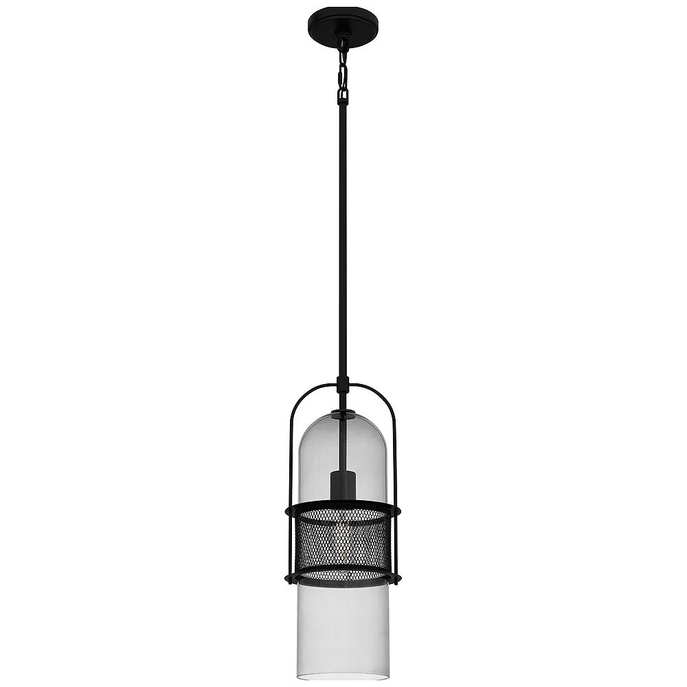 Soffer 1-Light Matte Black Mini Pendant Light