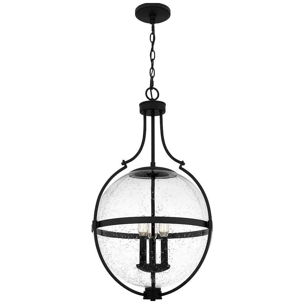 Chicago 3-Light Matte Black Pendant Light