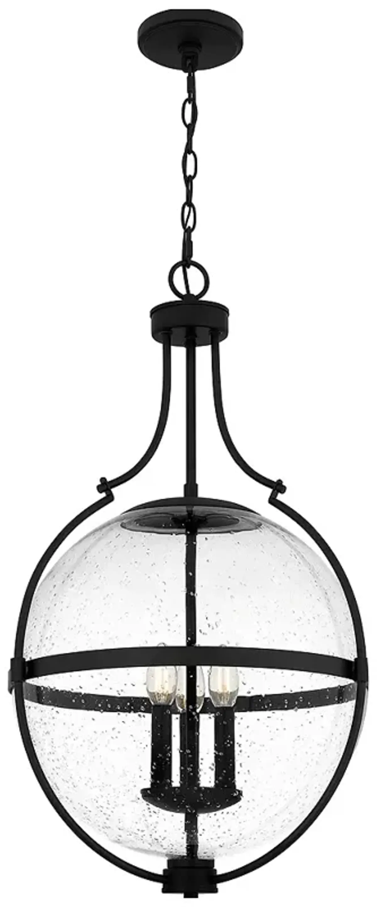 Chicago 3-Light Matte Black Pendant Light