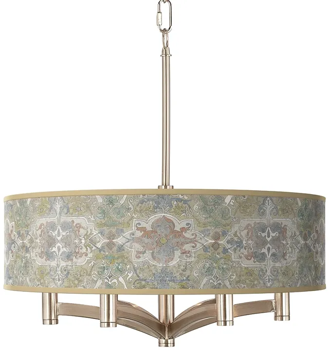 Lucrezia Ava 6-Light Nickel Pendant Chandelier