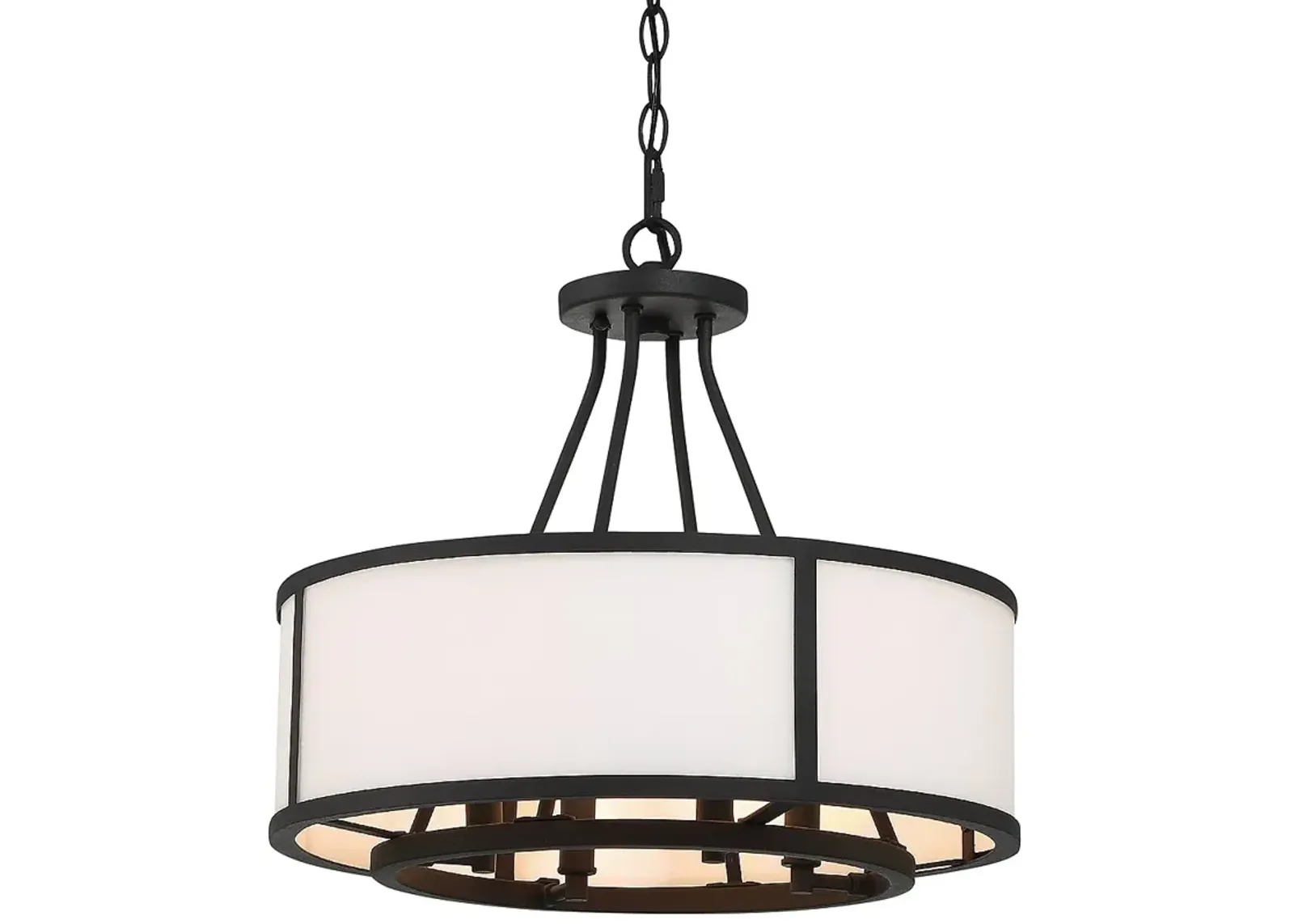 Bryant 4 Light Black Forged Chandelier