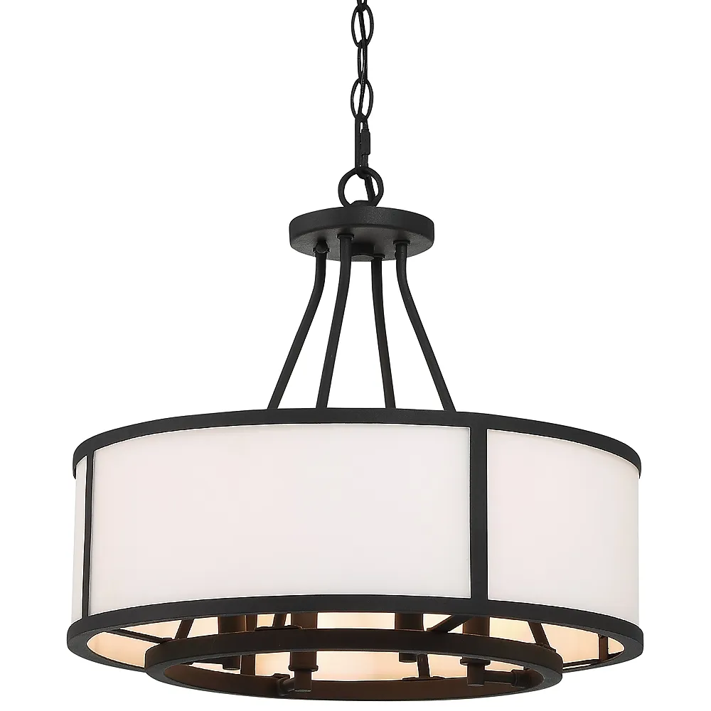 Bryant 4 Light Black Forged Chandelier