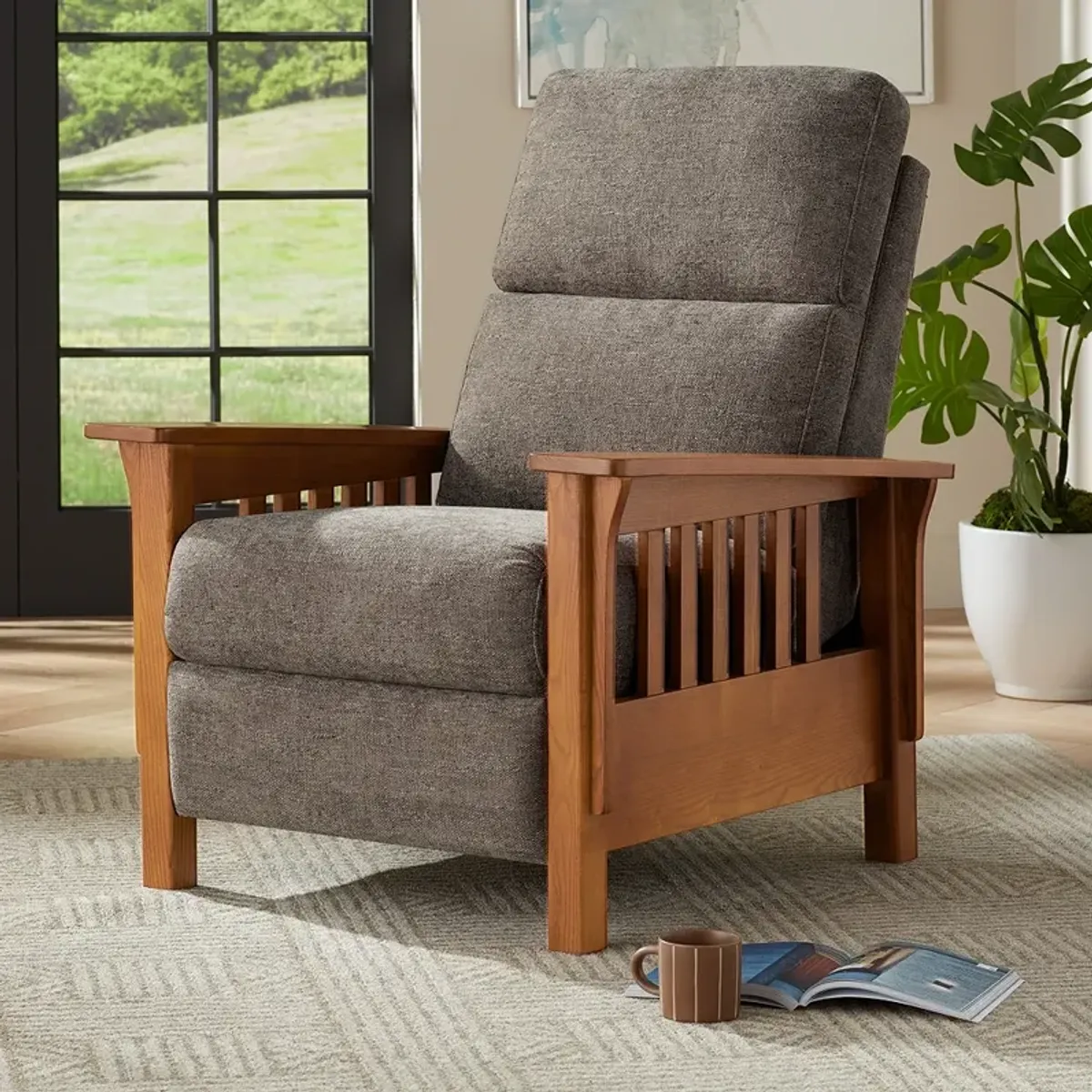 Evan Nomad Pumice 3-Way Recliner Chair