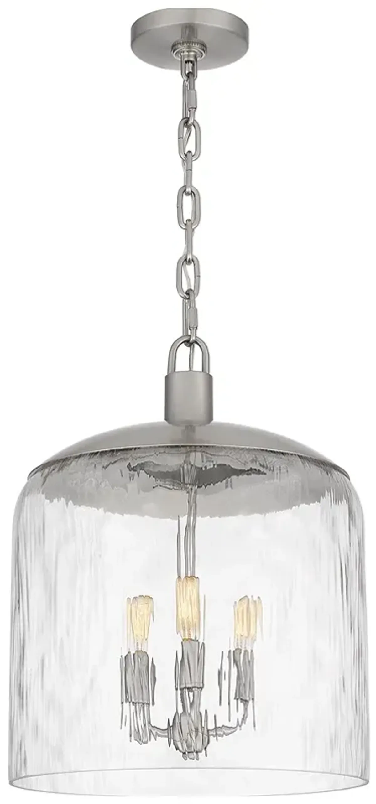 Selma 3-Light Brushed Nickel Pendant Light