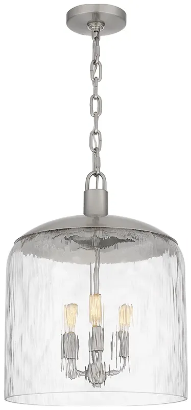 Selma 3-Light Brushed Nickel Pendant Light