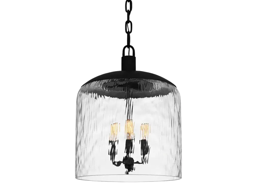 Selma 3-Light Matte Black Pendant Light