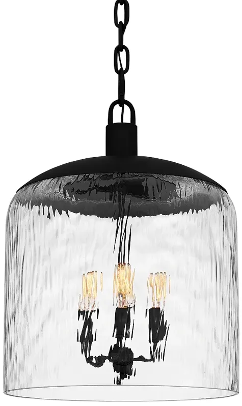 Selma 3-Light Matte Black Pendant Light