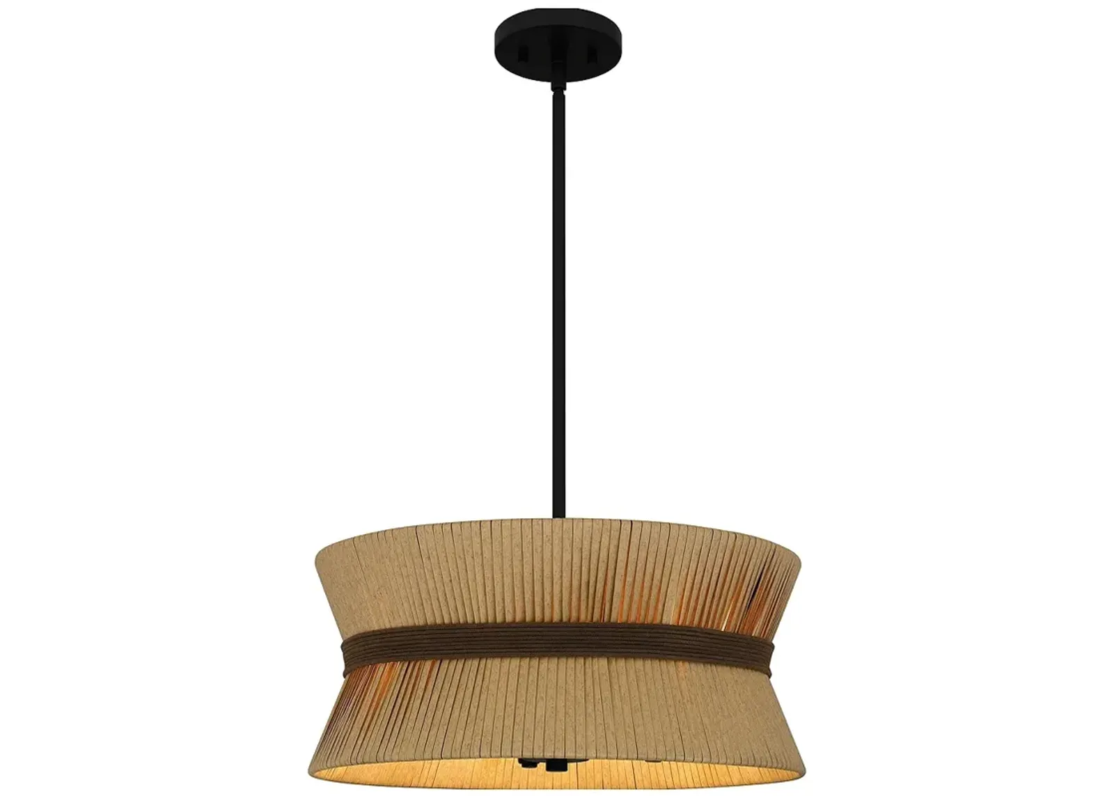 Delynn 4-Light Western Bronze Pendant Light