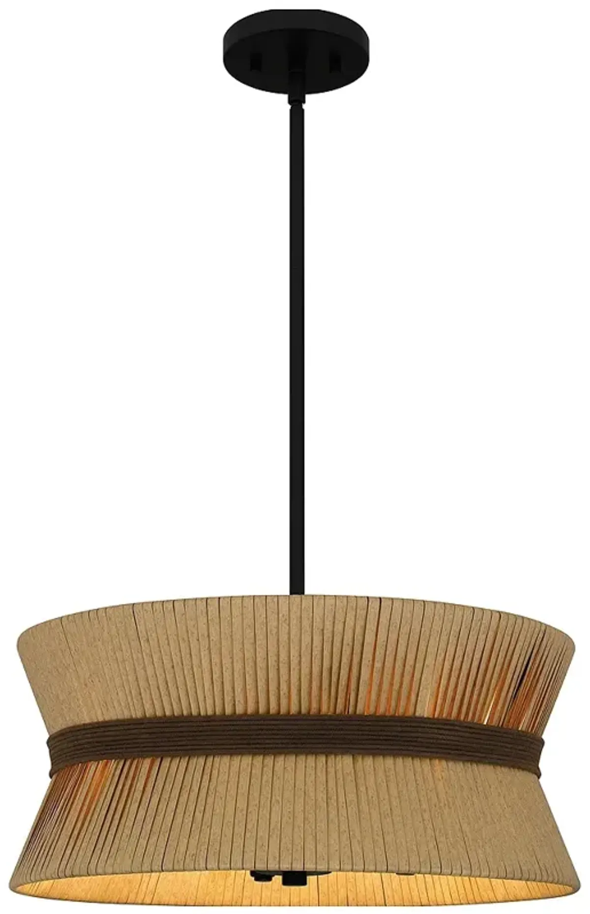 Delynn 4-Light Western Bronze Pendant Light