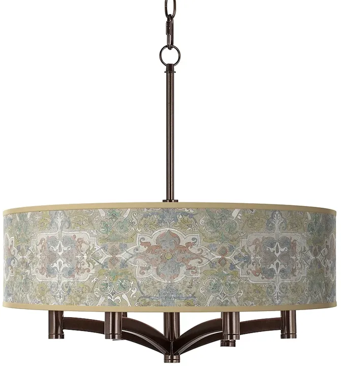 Lucrezia Ava 6-Light Bronze Pendant Chandelier