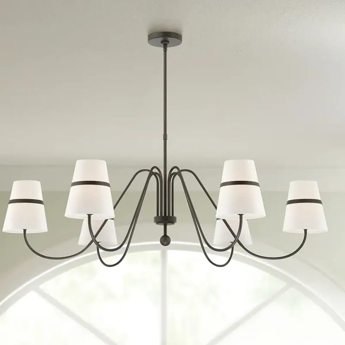 Minka-Lavery Althia 6-Light 43.75-in Textured Dark Bronze Indoor Chandelier